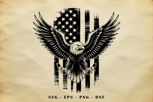 Download Patriotic Bald Eagle SVG - Eagle Collection