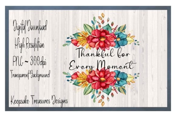 Download Thankful for Ever Moment Fall Design PNG - Premium Resources