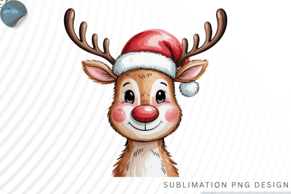 Download Christmas Reindeer Brushstrokes PNG Desi - Reindeer Collection